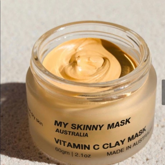 AUSTRALIA TURMERIC & VITAMIN C CLAY FACE MASK: Vegan Clay Mask - Picture 3 of 3